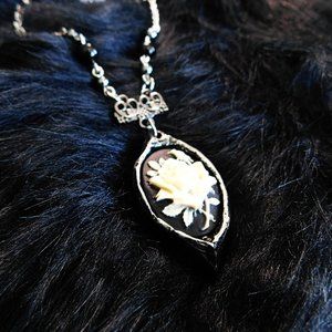 Rose Cameo Necklace